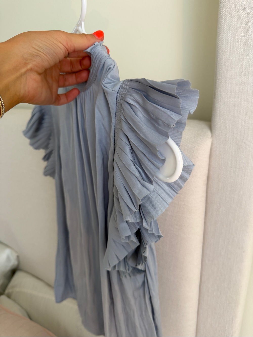 Maison D’amelie Blue Blouse